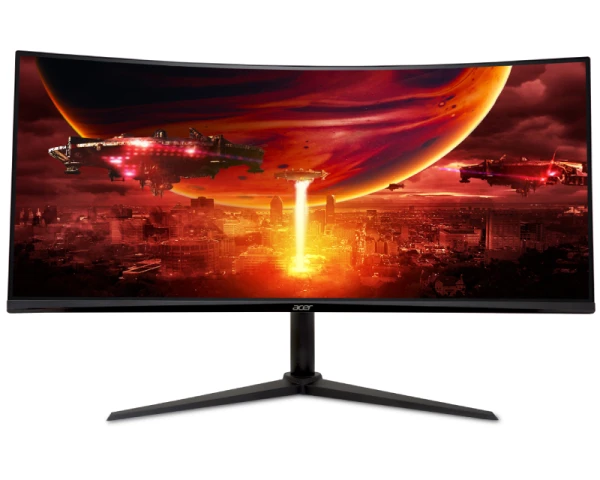 ACER 34 inča ED340CURX0BMIIPX Nitro ED0 UWQHD 3440x1440 VA 200 Hz zakrivljeni gaming monitor 