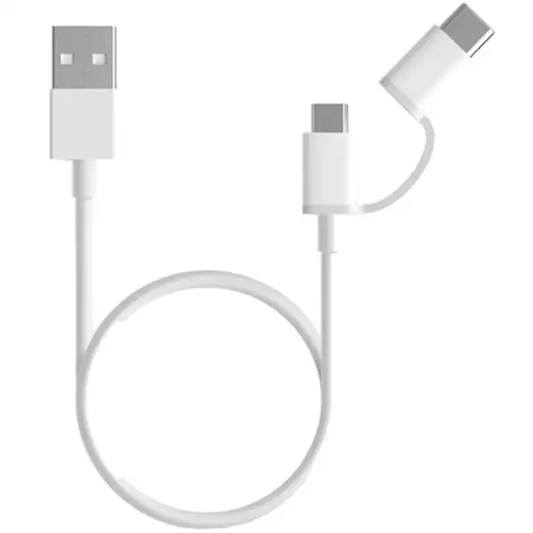 Xiaomi Mi 2-in-1 USB Cable Micro USB to Type C (30cm)