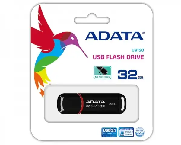 A-DATA 32GB 3.1 AUV150-32G-RBK crni