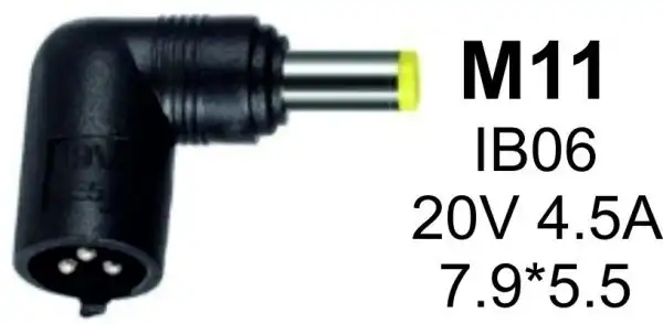 NPC-IB06 (M11) Gembird konektor za punjac 90W-20V-4.5A, 7.9*5.5mm PIN