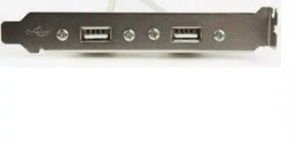 CCUSBRECEPTACLE Gembird Double USB Receptacles on bracket 25cm