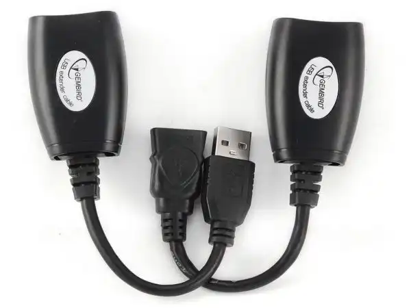 UAE-30M Gembird USB extender works with CAT6 or CAT5E LAN cables 30m