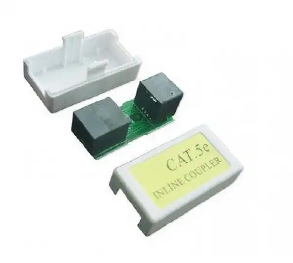 NCA-LC5E-001 Gembird Cat.5E LAN coupler white Spojnica za kabl RJ-45