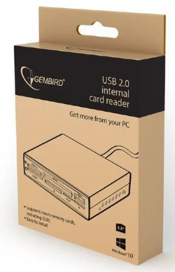 FDI2-ALLIN1-02-B Gembird USB 2.0 interni citac kartica sa SATA portom