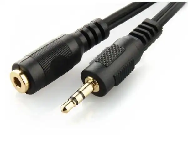 CCA-421S-5M Gembird 3.5mm stereo plug to 3.5mm stereo socket extension kabl 5m