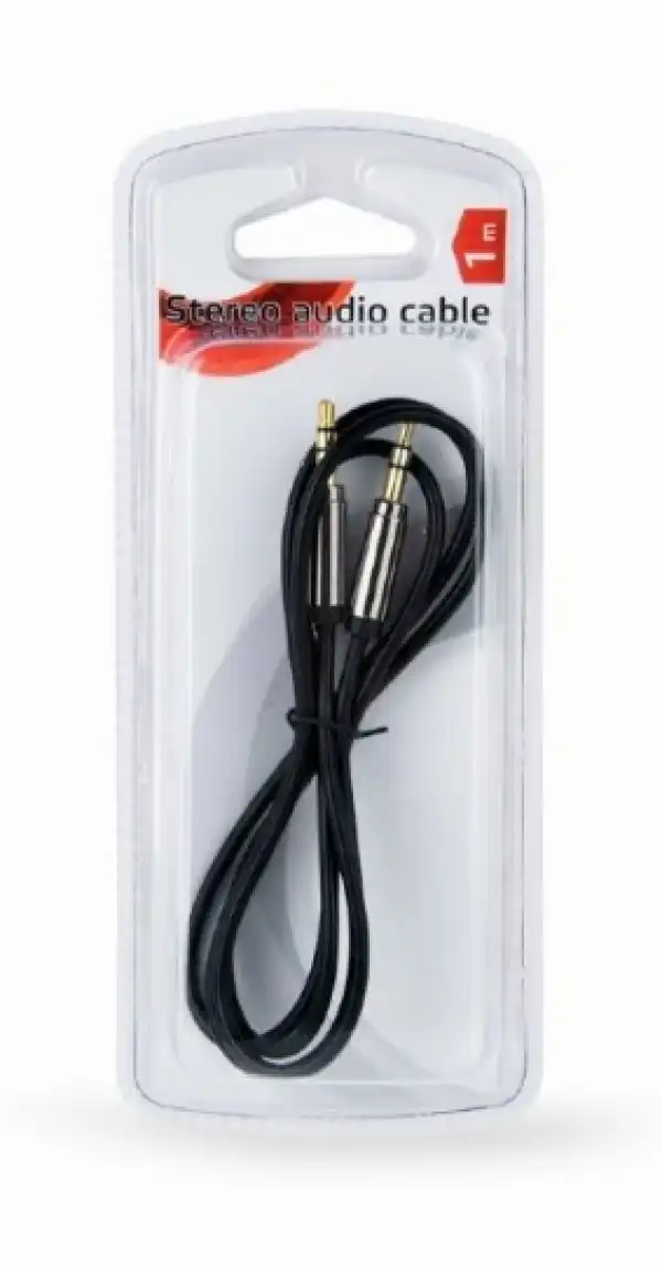 CCAPB-444-1M Gembird 3.5 mm stereo audio cable, 1m, blister