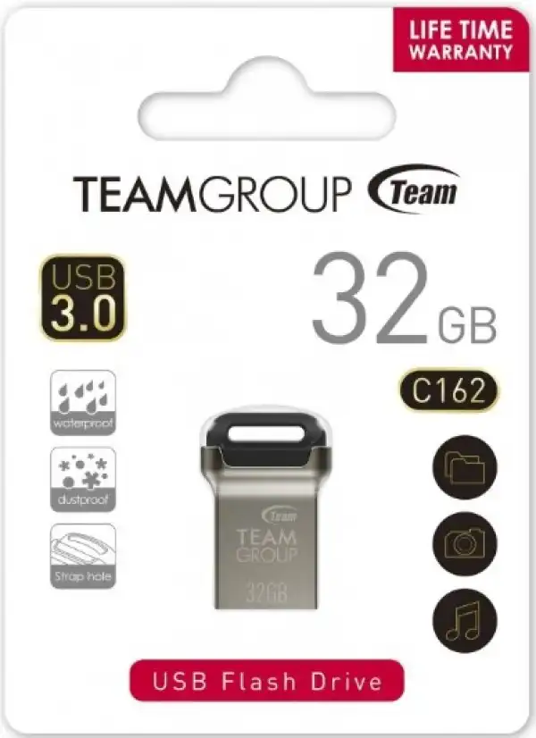 TeamGroup 32GB C162 USB 3.0 BLACK/SILVER TC162332GB01