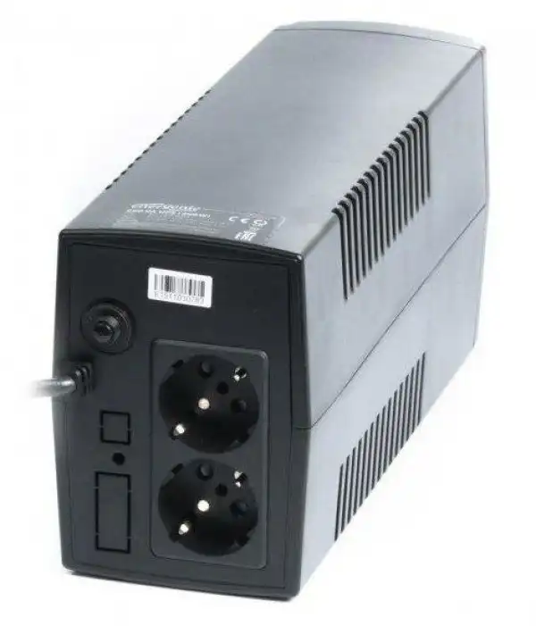 EG-UPS-B650 Gembird 650VA 390W AVR  UPS, 2 x Shuko output sockets, black