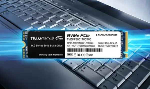 TeamGroup M.2 2280 128GB MP33 SSD PCIe Gen3 x4, NVM Express, 1500/500MB/s TM8FP6128G0C101
