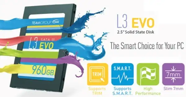 TeamGroup 2.5'' 240GB SSD SATA3 L3 EVO 7mm 500/430MB/s T253LE240GTC101
