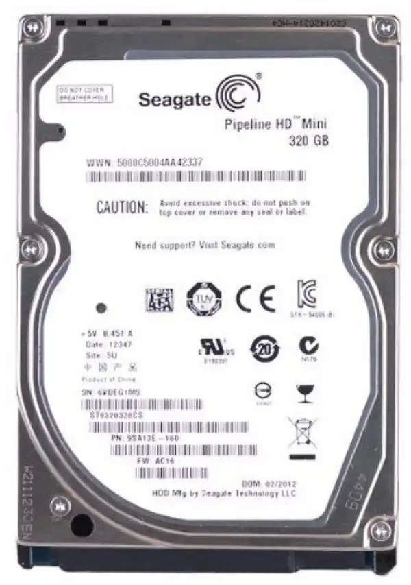HDD 2.5'' ** 320GB ST9320328CS SEAGATE 5400RPM 8MB SATA 9,5mm