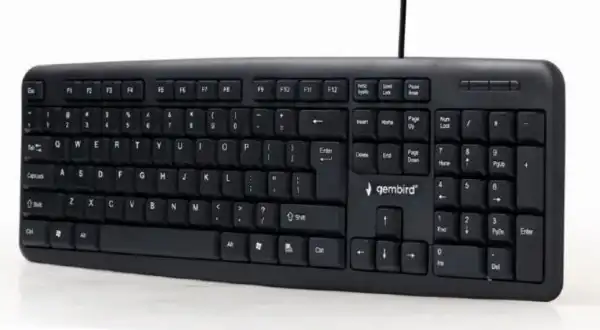 KB-U-103 ** Gembird Standardna tastatura US layout black USB (304)