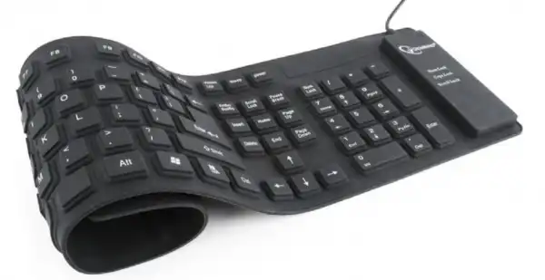 KB-109F-B Gembird Fleksibilna tastatura US layot USB+microUSB OTF adapter