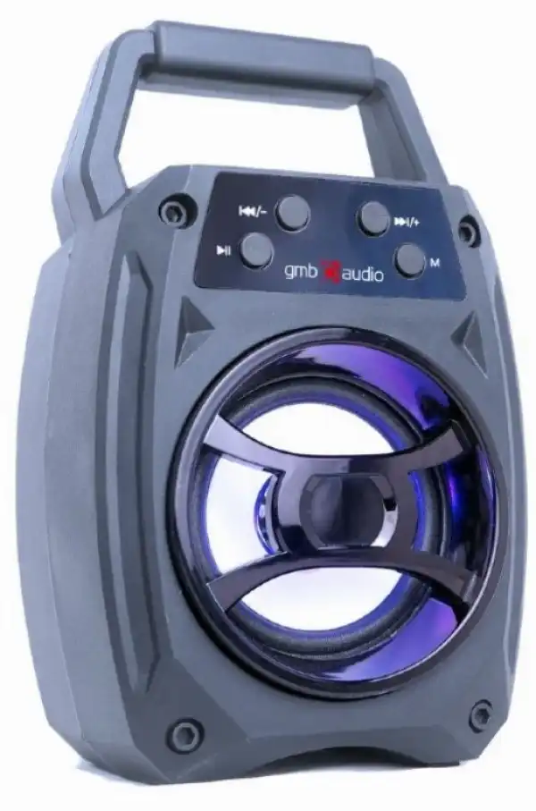 SPK-BT-14  Gembird Portable Bluetooth speaker 5W, USB, SD, 3,5mm, LED black