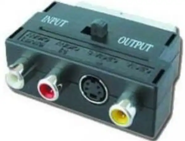 CCV-4415 Gembird 3 X RCA and 1 X S-Video plugs on one side and SCART on other side