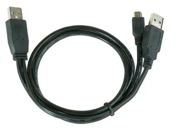 CCP-USB22-AM5P-3 Gembird Dual USB 2.0 A-plug to MINI 5pina kabl 0.9m