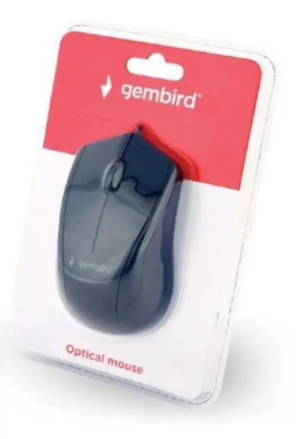 MUS-3B-02 ** Gembird Opticki mis 1000Dpi 3-button black 105mm USB (184)