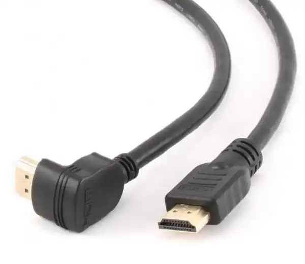 CC-HDMI490-10 Gembird HDMI kabl v.2.0 3D/4K TV konektor pod uglom 90 stepeni 3m