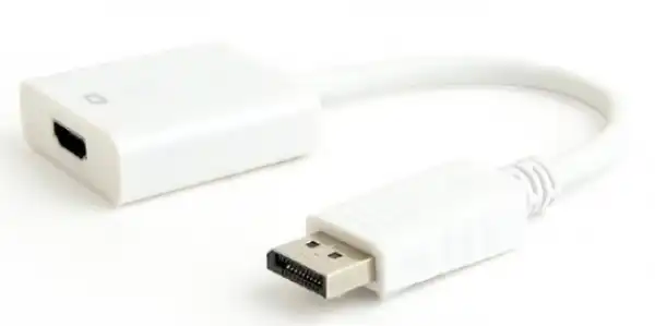 A-DPM-HDMIF-03-W Gembird DisplayPort v.1.2 to HDMI adapter cable, white