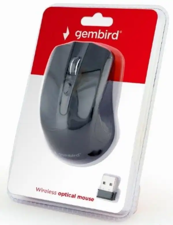 MUSW-4B-04 Gembird Bezicni mis 2,4GHz opticki USB 800-1600Dpi black 99mm