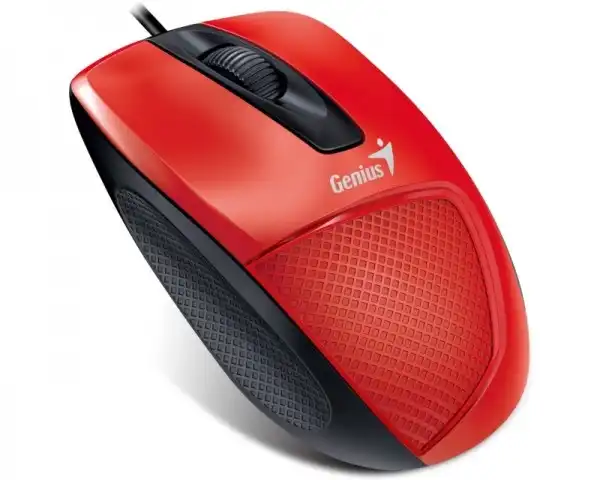 GENIUS Žičani miš DX 150X (Crveni)