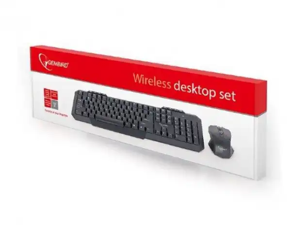 KBS-WM-02 Gembird Gejmerska tastatura US + bezicni mis USB