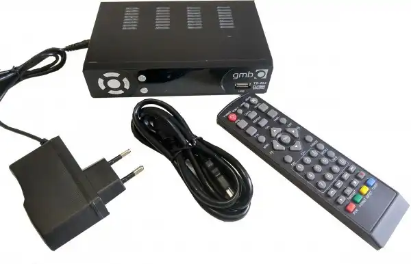 Set top box GMB-T2-404 DVB-T2 USB/HDMI/Scart/RF-out, PVR, Full HD, H264, hdmi-kabl, modulator 1359