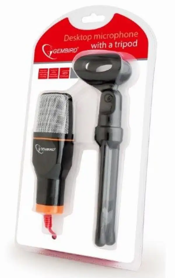 MIC-D-03 Gembird mikrofon sa tripodom 3,5mm black