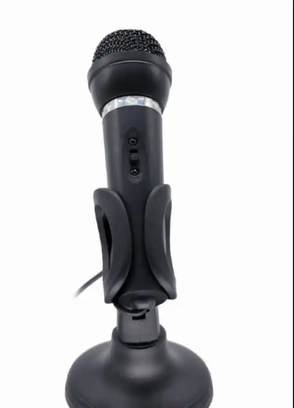 MIC-D-04 Gembird kondenzatorski mikrofon sa stalkom 3,5mm, black