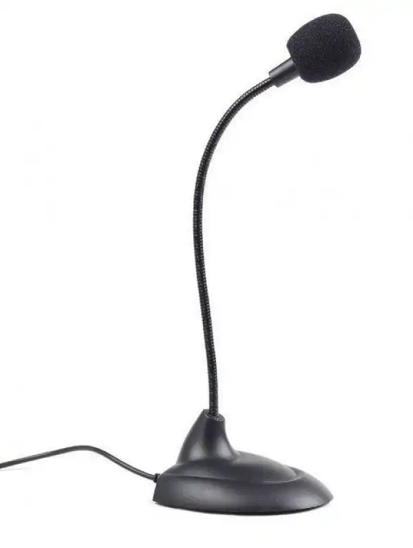 MIC-205 Gembird Desktop mikrofon, savitljivo telo, black, 3.5mm