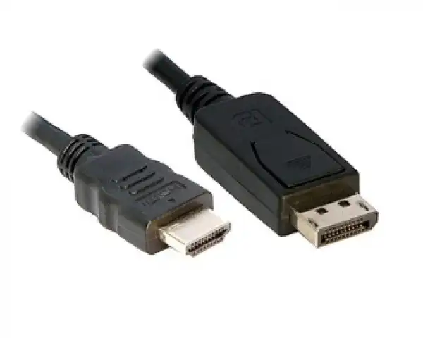 E-GREEN DisplayPort (M) - HDMI (M) 1.8m crni