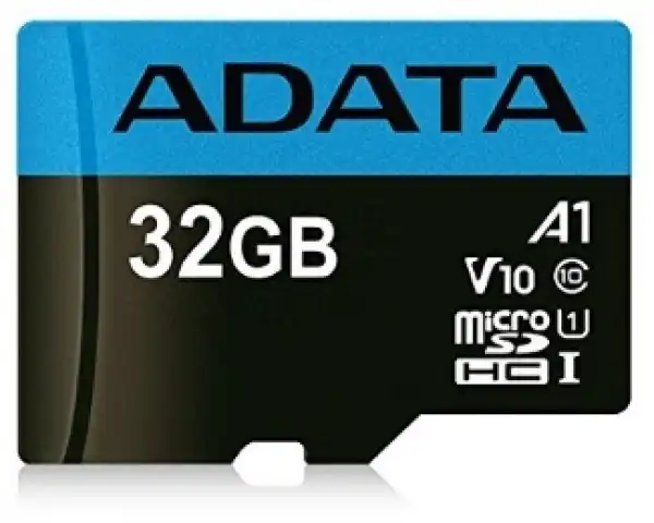 A-DATA UHS-I MicroSDHC 32GB class 10 + adapter AUSDH32GUICL10A1-RA1