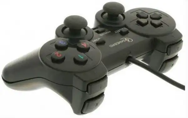 JPD-THRILLERSHOCK-BOX ** Gembird USB 2.0 analog vibration gamepad black(alt. JPD-UDV-01  ) (343)