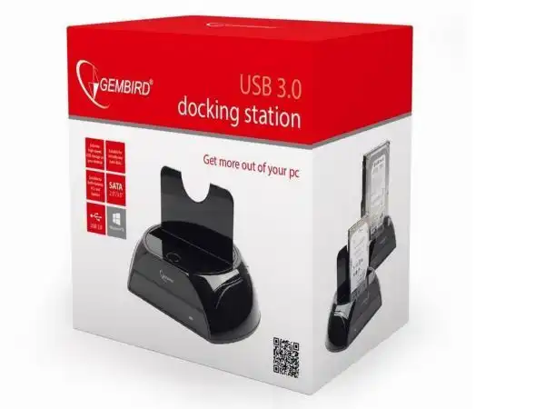 HD32-U3S-2 Gembird USB 3.0 docking station za 2.5/3.5'' SATA hard diskove