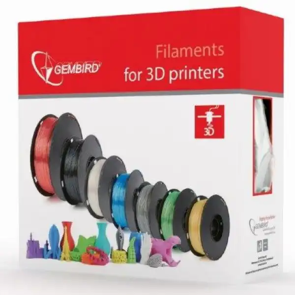 3DP-PLA1.75-01-BK PLA Filament za 3D stampac 1.75mm, kotur 1KG BLACK