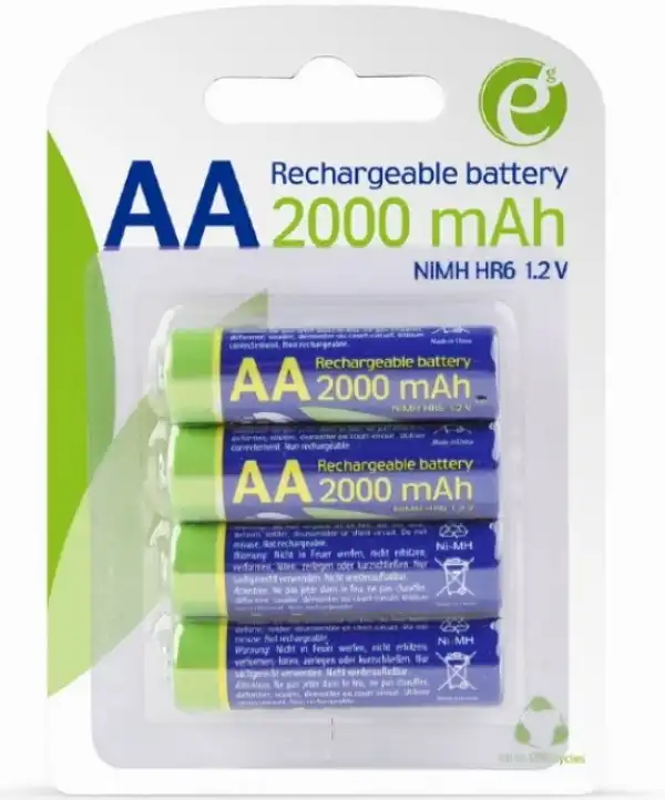 EG-BA-AA20R4-01 ENERGENIE 2000mAh AA, PAK4 CK, ready-to-use PUNJIVE NiM baterije (rec