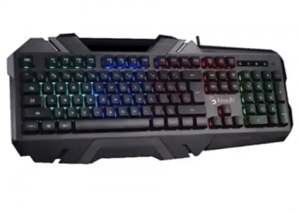A4-B150N A4Tech Bloody Gejmerska svetleca tastatura(5-zone NEON LED), black, USB,US layout