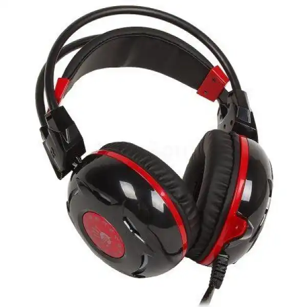 A4-G300 A4Tech Bloody Gejmerske slusalice sa mikrofonom, 40mm/32ohm, LED, 2x3,5mm + USB za PC