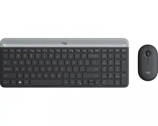 LOGITECH MK470 Wireless Desktop YU Graphite tastatura + miš