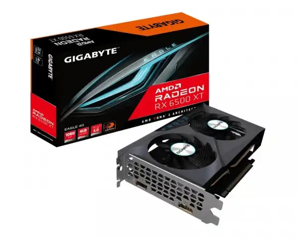 GIGABYTE AMD Radeon RX 6500 XT EAGLE OC 4GB 64bit GV-R65XTEAGLE-4GD