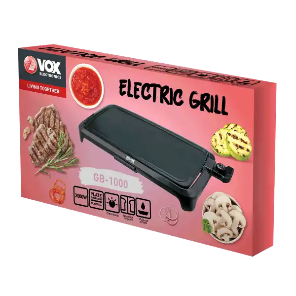 Vox električni roštilj GB1000