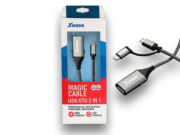 Kabl za dodatnu bateriju 2 u 1/ USB /OTG 023633