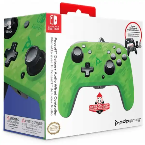 PDP Nintendo Switch Faceoff Deluxe Gamepad