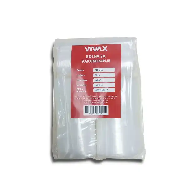 Vivax rolna za vakumiranje 120mm x 10m  3 rolne