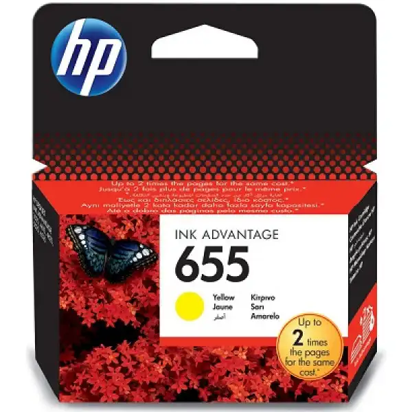 HP ink CZ112AE yell, No.655 ( CZ112AE )