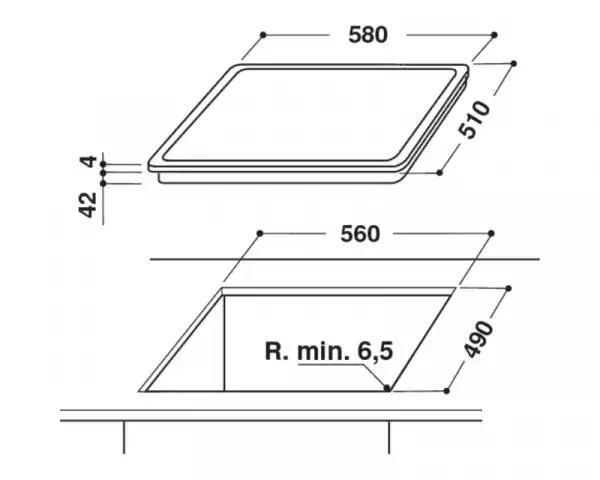 Whirlpool ugradna ploča AKT 8130 BA