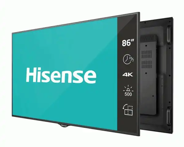 HISENSE 86inc 86BM66AE 4K UHD Digital Signage Display - 247 Operation