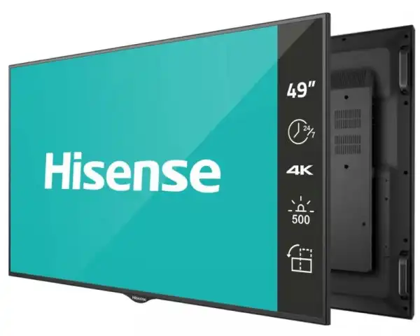 HISENSE 49inc49BM66AE 4K UHD Digital Signage Display - 247 Operation