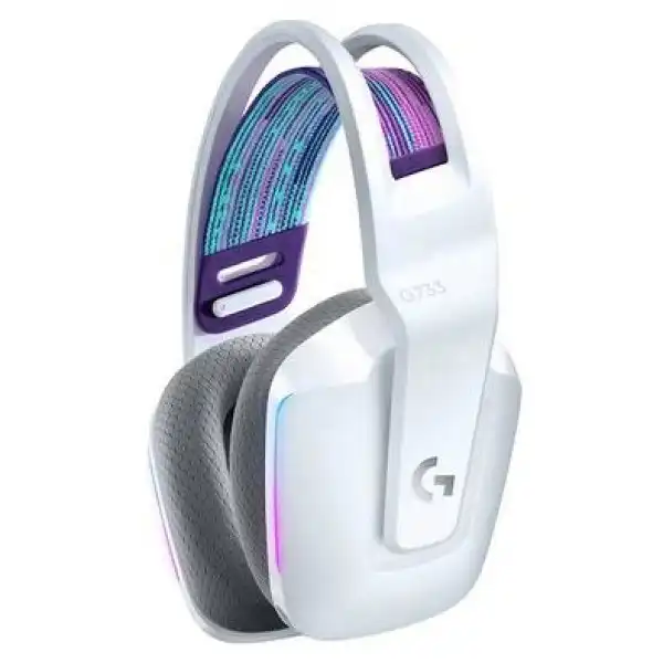 LOGITECH Bežične gejmerske slušalice G733 LIGHTSPEED WIRELESS RGB (Bele)
