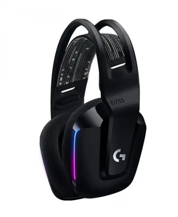 LOGITECH Bežične gejmerske slušalice G733 LIGHTSPEED WIRELESS RGB (Crne)